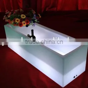 Plastic PE RGB 16 Colors Changing Led Flower Pots, LED Ice Bucket thumbnail-3