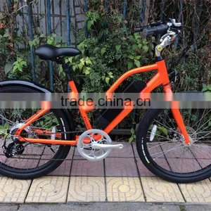 2017 New Design 26 Inch Beach Cruiser Electric Bike for Sand Use thumbnail-6