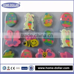 Wholesale Custom Design Different Cute Mini Logo Printed Animal Rubber Eraser thumbnail-2
