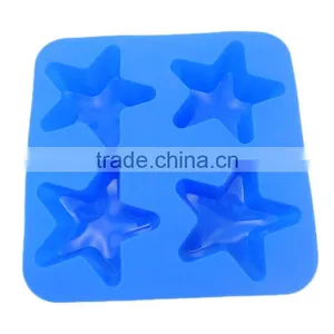 4 Cup Five Star Shaped Decorative Cake Pans thumbnail-1