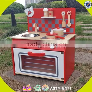 Wholesale Kids Wooden Toy Kitchen Role Play Baby Wooden Toy Kitchen Most Popular Children's Wooden Toy Kitchen W10C154 thumbnail-6