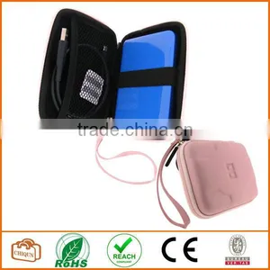 Pink EVA Hard Case Cover for Portable External Hard Drives 2.5'' Inches (6.4 Cm) thumbnail-1