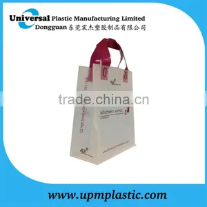 Hot Sale Soft Loop Handle pe Plastic Bag for Cookshop thumbnail-1