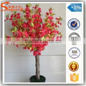 Hot Sale High Quality Small Size Mini Colors Artificial Cherry Blossom Tree thumbnail-3