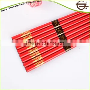 Red Organic Wood Wedding Chopstick Gift In Chinese thumbnail-2