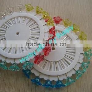 Christmas Decoration Transprant Colored Flower Head Corsage Pin thumbnail-1