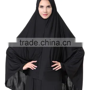 Wholesale Long Plain Solid Color Scarf Factory Muslim Fashion Hijab thumbnail-1