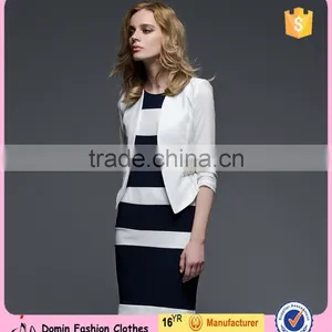 2015 Casual Beautiful Lady Top With Back Hem Panel Blazer 155277 thumbnail-1
