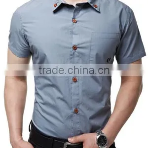 Cheap Items to Sell Slim Fit Thin Shirt 2015 New Products Button Down Shirt Manufacturer thumbnail-5