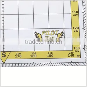 Transponder Codes Square Protractor Set,measure a Distance Square Set, Black Color Printing#KPP-6 thumbnail-5