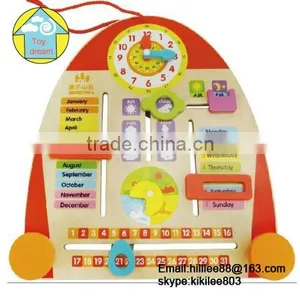 Wooden Calendar Toys, Pre-school Toys Learning Calendar thumbnail-1