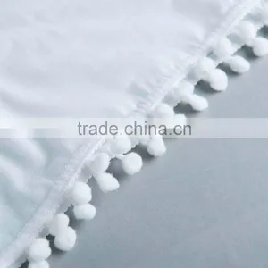 Pompon Crop Top T-shirt Sublimation Blank. no Minimum Qauntity Real Factory . Sublimation Blank thumbnail-5