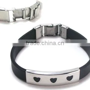 Sell Rubber/ Leather Bracelets Gift thumbnail-1