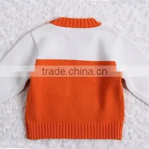 Dinosaur Design Baby Pullover Modern Patchwork Knitting Sweater thumbnail-5
