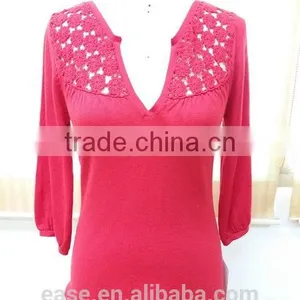 Top Quality Knit Factory Elegant China OEM Cashmere Sweater for Old Women thumbnail-1