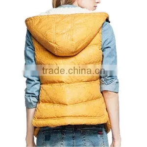 2015 New Design Woman Outdoor Thin Short Down Vest thumbnail-2