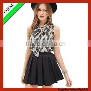 2015 T-shirt Cotton T-shirt Women Sleeveless T-shirt OEM thumbnail-1