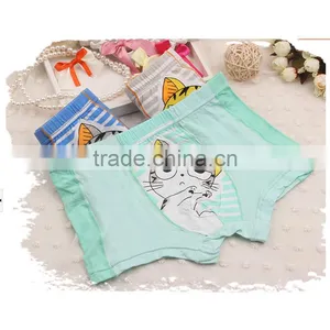 Lovely Design Fashion and Comfortable Printed Lovely Cartoon Children Boxer Underwear for Girls thumbnail-3