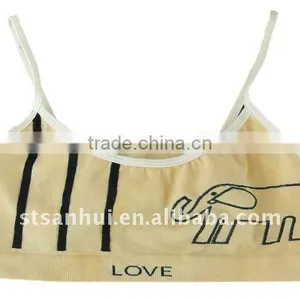 Yoga Bra Girls Training Bra Teens Sex Seamless Camisole thumbnail-1