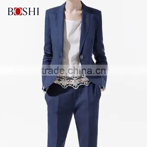 2015 Factory Price Elegant Ladies Stylish Pant Suit thumbnail-3