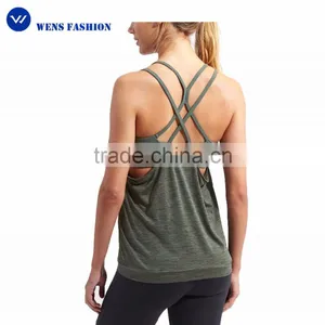 Hot Girls Sexy Tank Top Vest Pictures Of Girls Cotton Stringer Tank Top Custom Design Singlets thumbnail-1