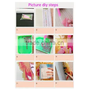 2016 Hot 5D Fashionable Diamonds Plated Embroidery Peacock Pattern Painting Cross Stitch Kit Home Bedroom Living Room Decoration thumbnail-4