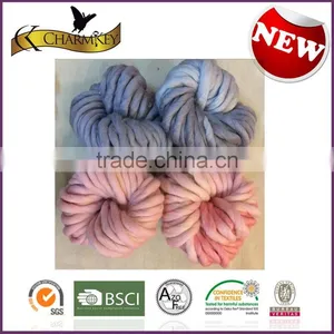 Hand Spun Super Chunky Thick Yarn in More Than 30 Colors for Quick Knitting Hat thumbnail-1
