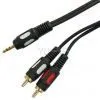 China 3.5mm - 2RCA Cable Double Color Manufacturer thumbnail-1