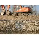 Hot-Dipped Galvanized PVC Coated Gabion Mesh Stainless Steel Wire Galvanized Gabion thumbnail-1
