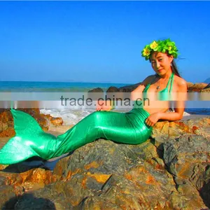 Sparkle Farbic Children Age Group Mermaid Tails for Christmas Gift thumbnail-5