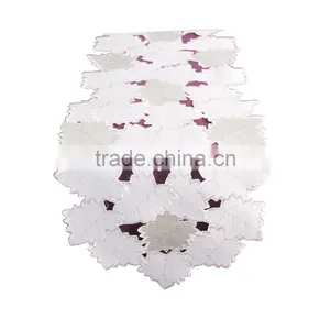 Nice Embroidery Designs Maple Leaf Table Runner for Decoration thumbnail-3