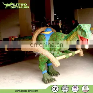 Animatronic Walking Dinosaur With Carriage thumbnail-3