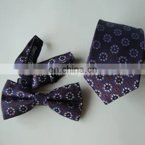 100% Silk Woven Bow Tie & Tie Sets thumbnail-1
