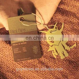 Custom Transparent Screen Printing PVC Hang Tag for Garment thumbnail-6
