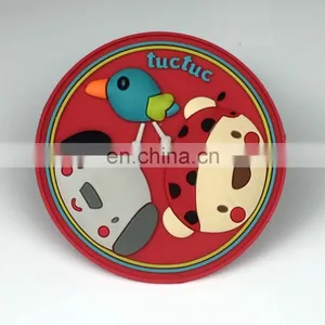 Wholesale Soft Rubber Badge Custom PVC Rubber 3D Patch for Jeans thumbnail-1