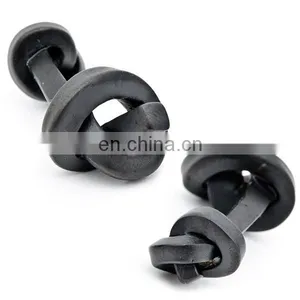 Blank Metal Rail Knot Cuff Links thumbnail-1
