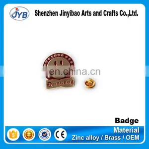 High Quality Metal Double Sided Badge Country Flag Pin thumbnail-3