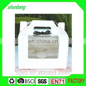 Folding Coated Paper & Food Paper Cupcake Box Printing With Paper Insert thumbnail-1