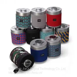 HFQ3SE Creative Retro Bluetooth Audio Portable Fabric Gifts Portable Outdoor Plug-in Card Bluetooth Speakers thumbnail-2
