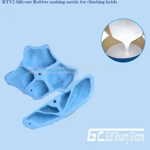 China Manufacturer Raw Material Liquid Silicone Rubber for Climbing Holds Molding thumbnail-1