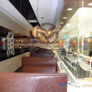 Sushi Bar Conveyor Belt Food Delivery System Factory thumbnail-1