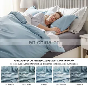 New 2020 UK Holiday Prime Day Plaid 100% Polyester Queen Brushed Duvet Cover Setover Set With Simple thumbnail-4