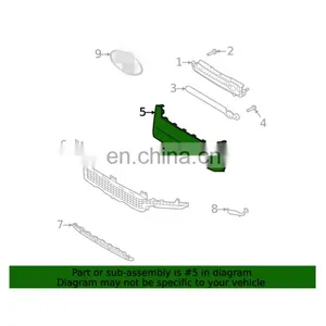 OEM LR132628 Centre Moulding For Land Rover New Defender 90 2020 Radiator Grille thumbnail-3