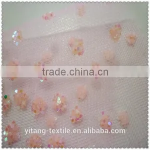 Dress Fabric Mesh With Glitter thumbnail-2