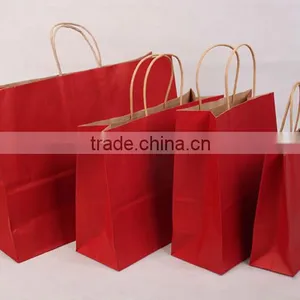 Handmade Brown Krafts Paper Bag Wholesale thumbnail-2