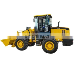 High Quality Earth-moving Machinery 3 Ton 1.8m3 Wheel Loader New 4-wheel Drive Skid Steer Loaders for Sale Price thumbnail-3