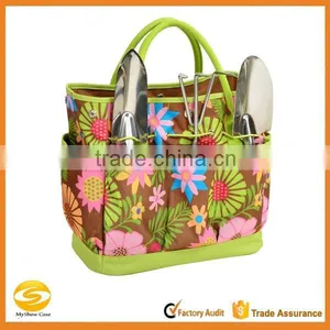 High Quality Heavy Duty Printed Polyester Garden Tool Tote Bag,custom Printing Fabric Garden Tote,printed Canvas Garden Tool Bag thumbnail-1
