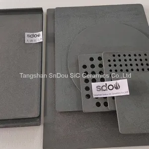 ReSiC Plates, Re-SiC Kiln Shelf, Recrystallized Silicon Carbide Slabs, RSiC Setter Plates thumbnail-3
