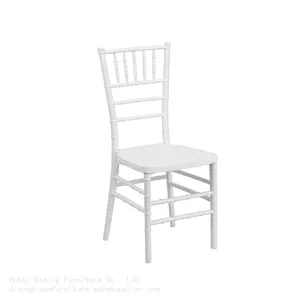 White Plastic Chair Parallel Bar Backrest DC-N09A thumbnail-1