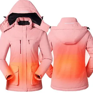 Smart Heated Hardshell Clothing Casual Hiking Cotton-Padded Fashion Warmth Usb Jacket thumbnail-1